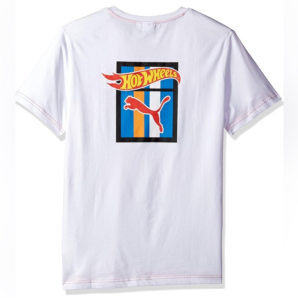 Puma x Hot Wheels White and Blue Tee